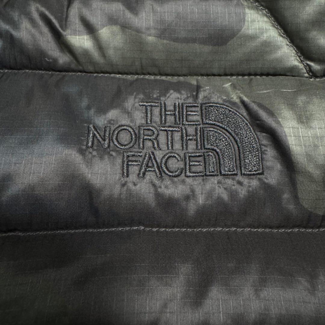 ノースフェイス M ダウン カモフラ ノベルティ フラッシュフーディ ジャケット
