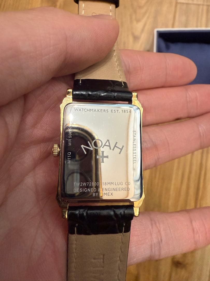 NOAH TIMEX スクエア型クォーツ時計