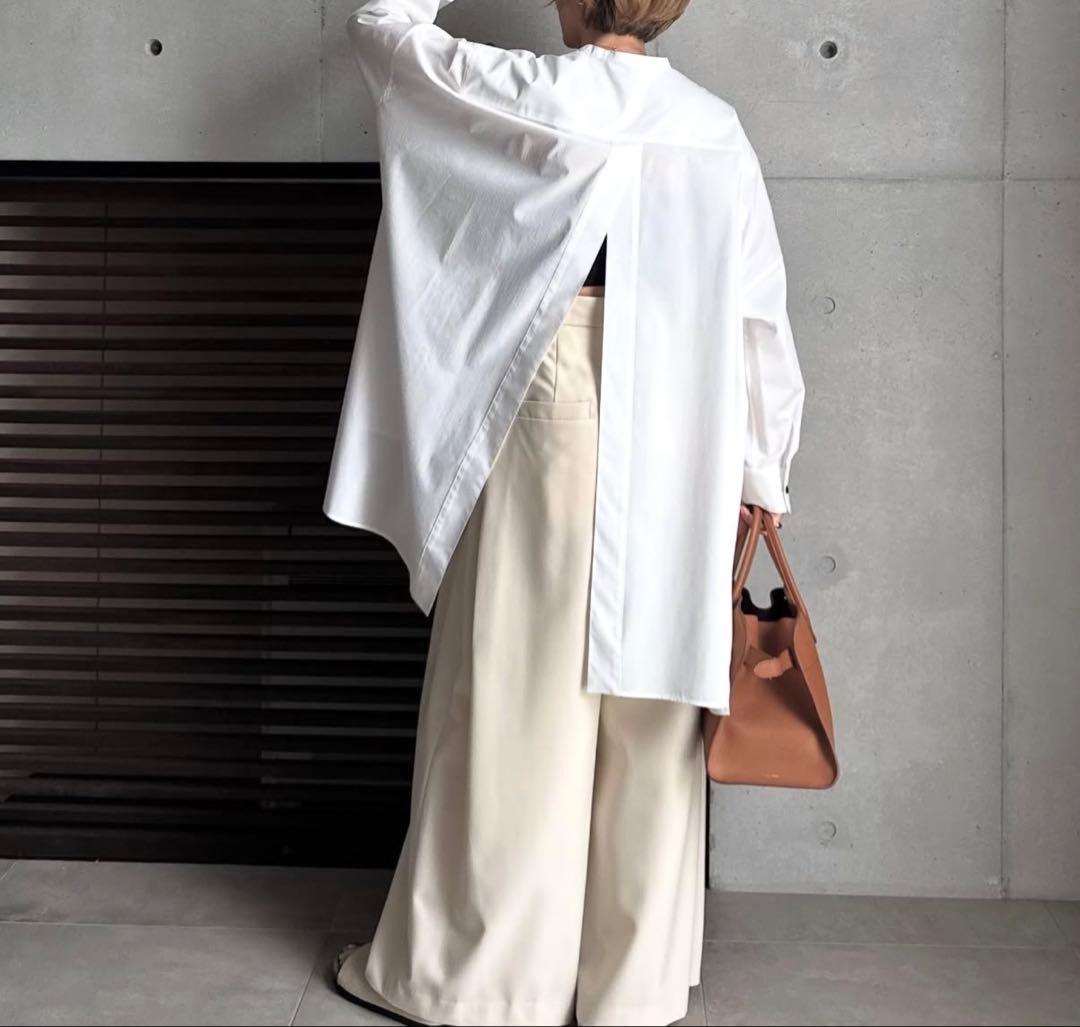 lohen ローヘン　バックスリットオーバーサイズシャツ　White 新品