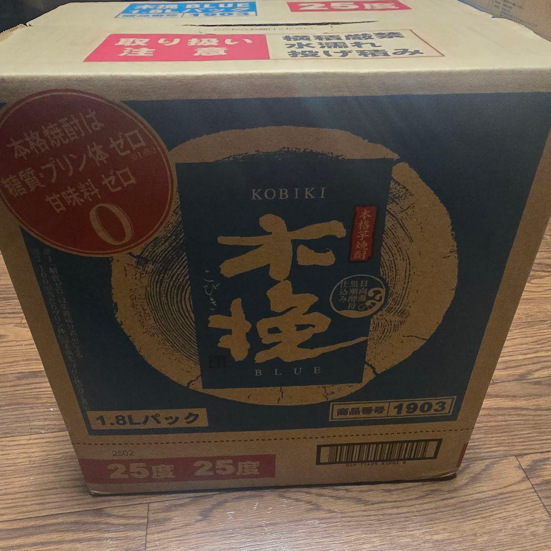 木搾 BLUE 1.8Lパック 25度 6本