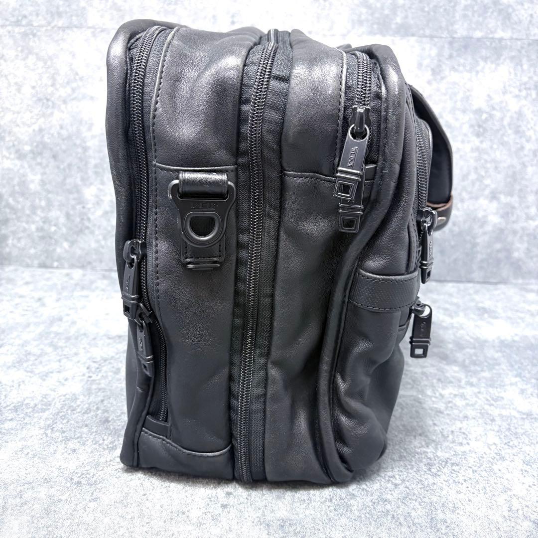 【希少】トゥミ 2way ビジネスバッグ オールレザー ブラック 96141D2