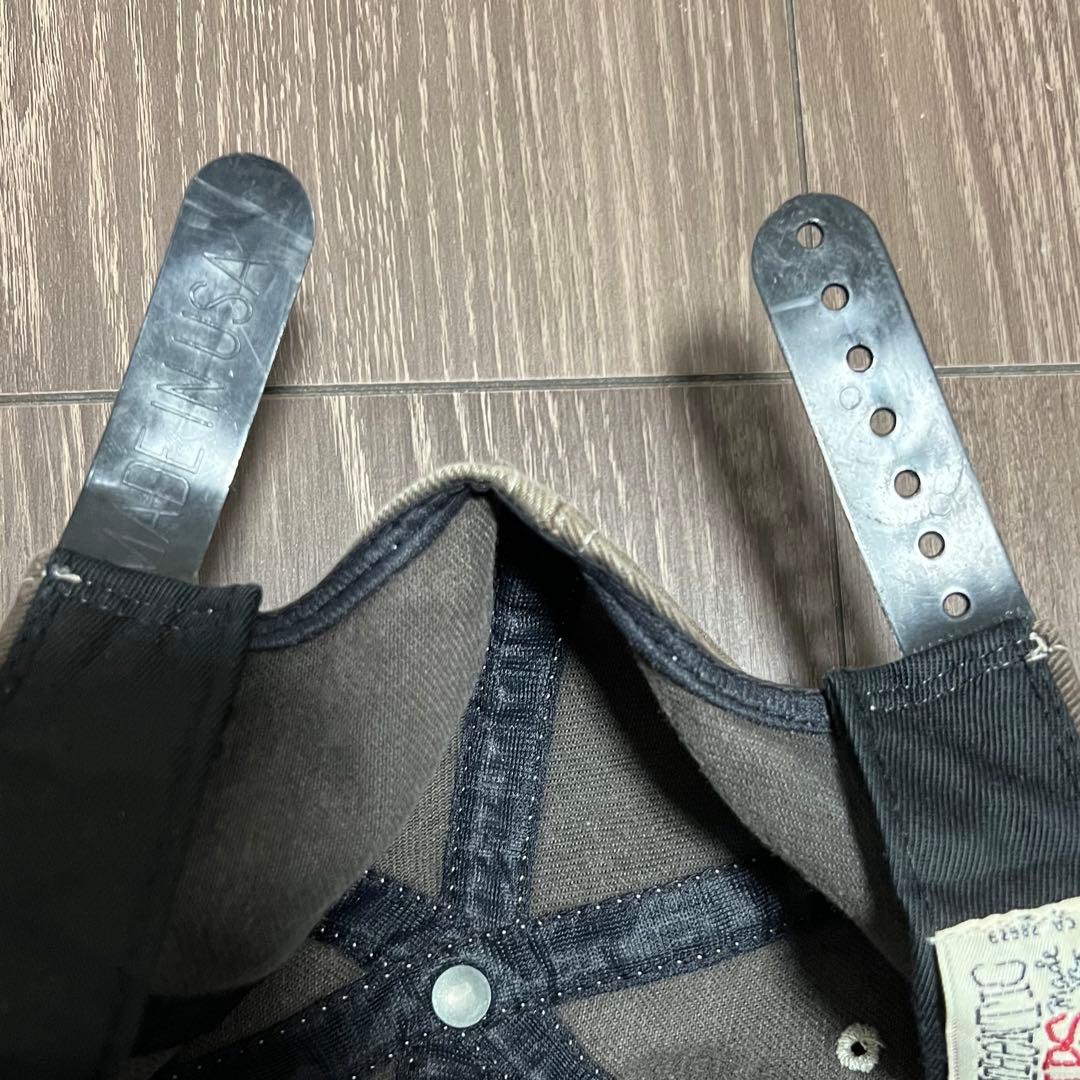 old stussy キャップ ロゴ 白タグ 90s USA製 フェード