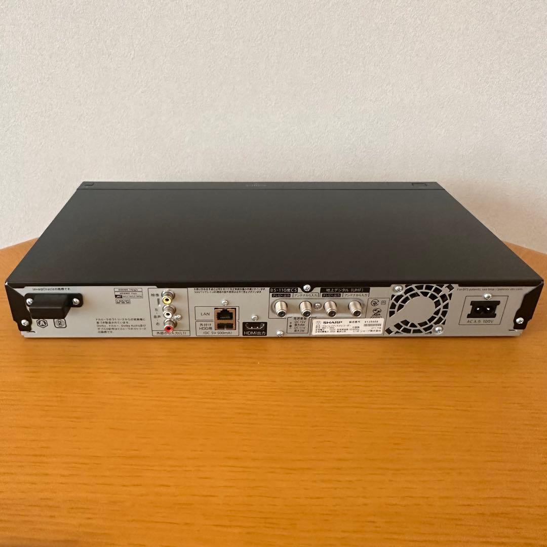 SHARP AQUOS BD-T1800 ブルーレイプレーヤー