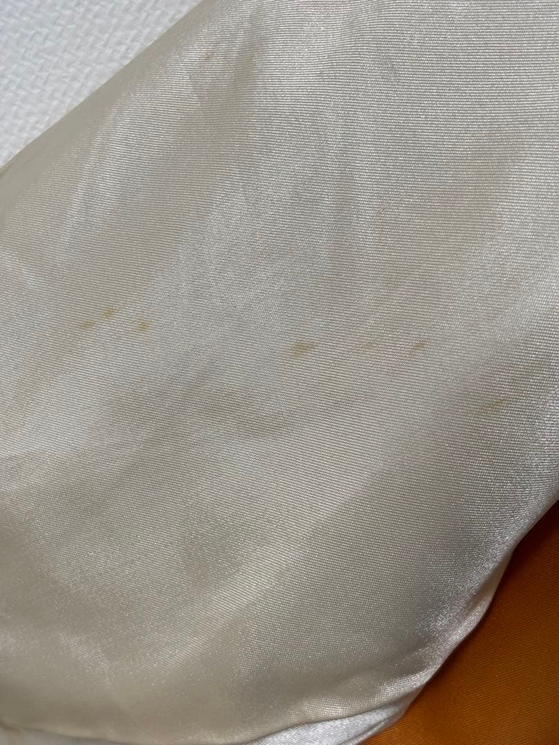 スカジャン バーガンディ オレンジ刺繍