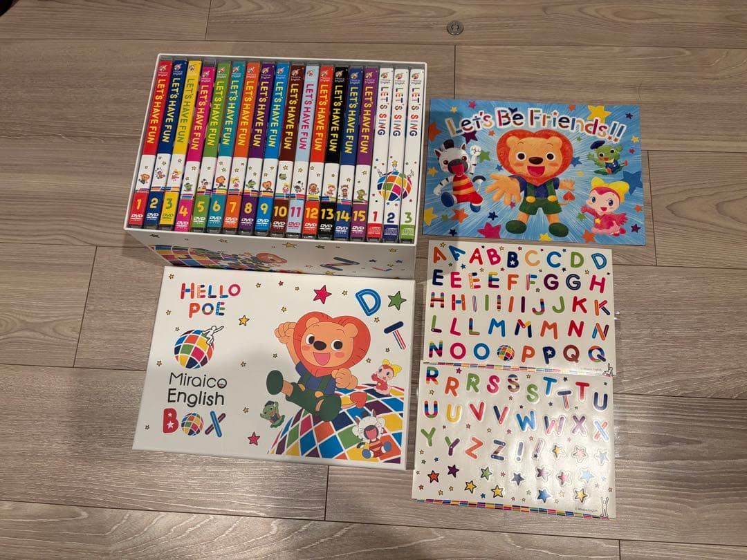 英語教材　ミライグリッシュ　DVD+CD ボックスセット