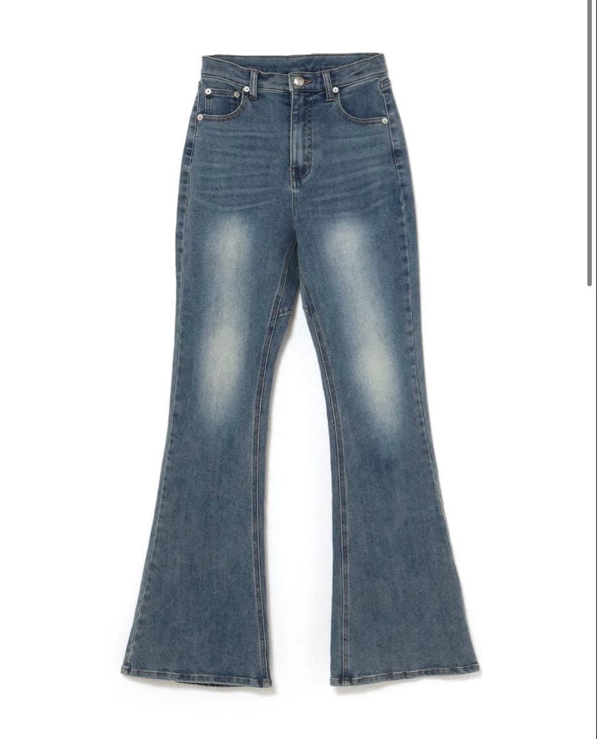 【新品】andmary Lacey ribbon heart hip denim