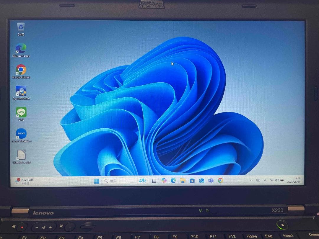 Win11 ThinkPad X230 希少i7 メモリ8GB SSD256GB