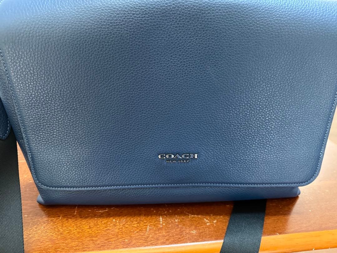 COACH ネイビー ショルダーバッグ