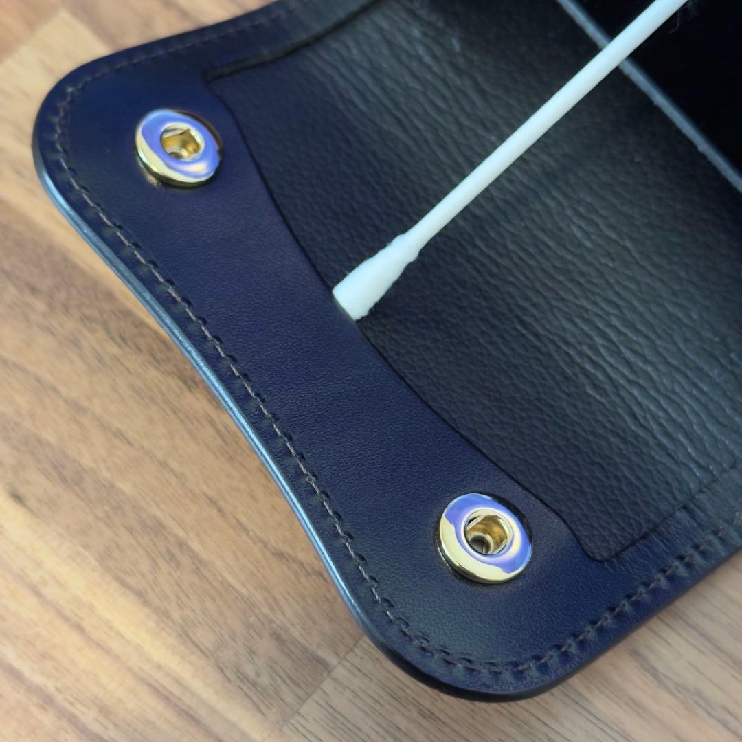 小物 WILDSWANS TONGUE SADDLE PULL UP Black