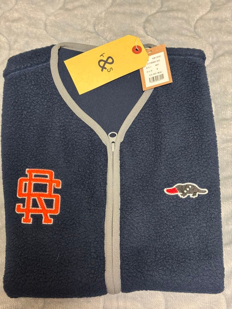 rough & swell フリースベスト M ネイビー