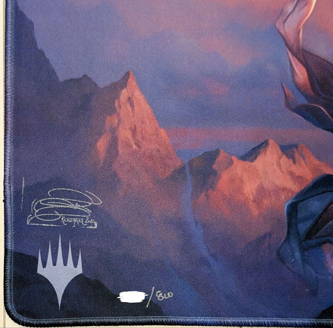 【未使用】MTG　慈悲深きセラ　数量限定版　サインド　プレイマット