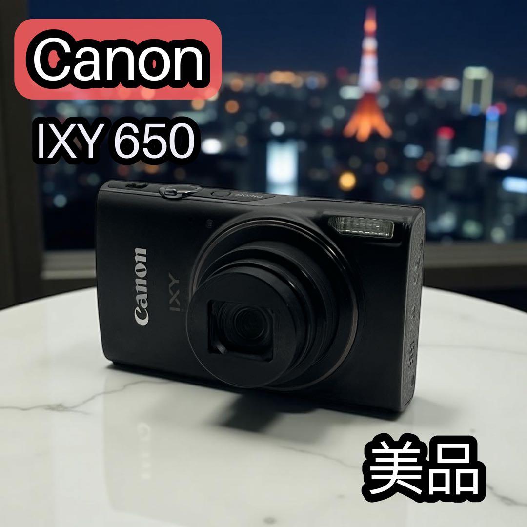 美品 Canon キャノン IXY 650 コンデジ ブラック
