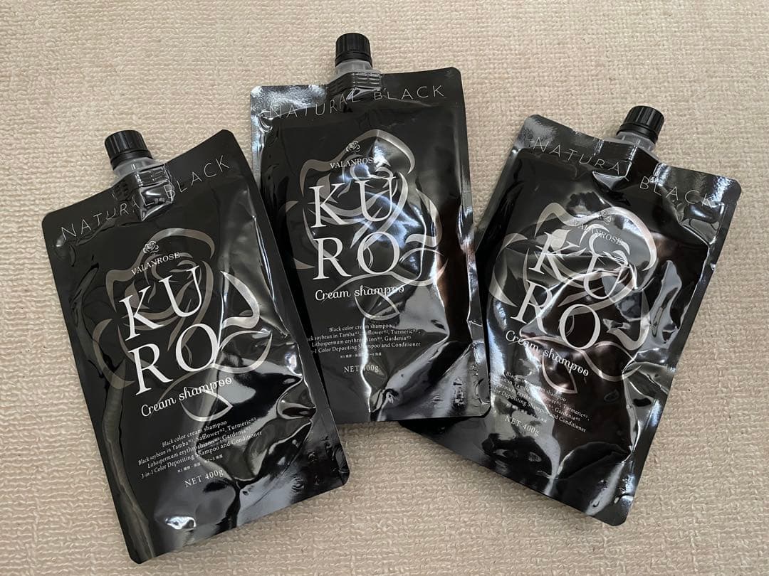KURO Cream Shampoo 3個セット