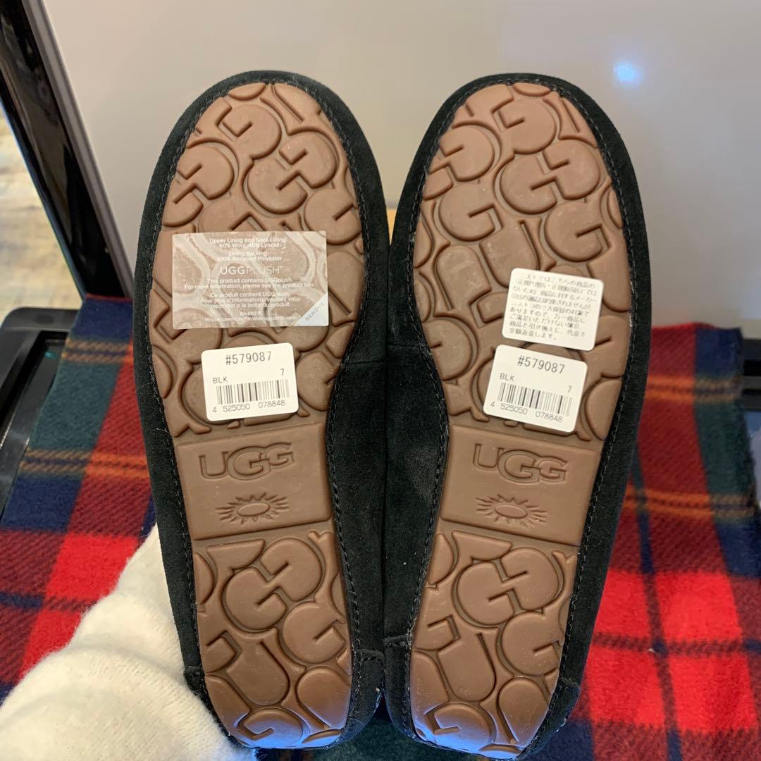 【新品未使用】UGG/モカシン/ブラック/24cm