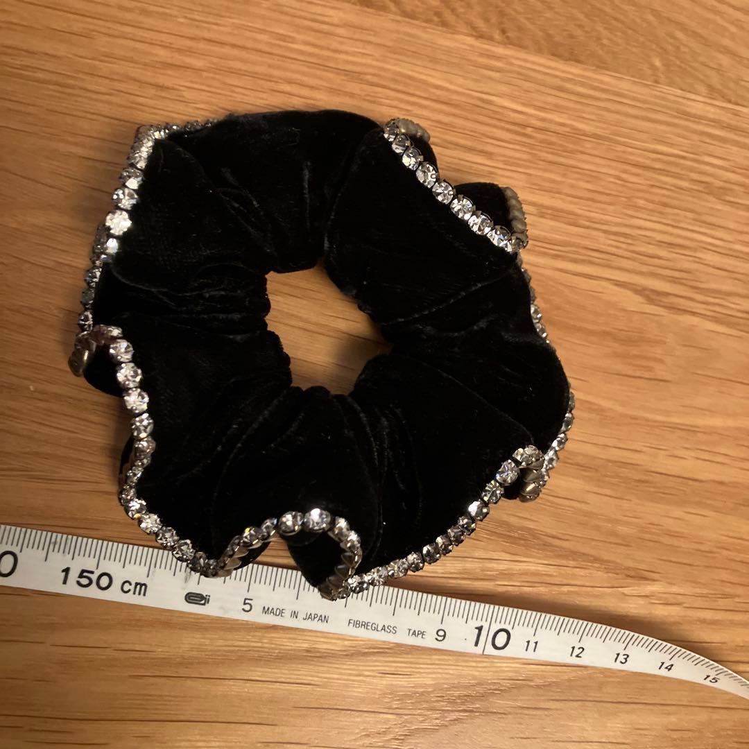 【値下げ】アレクサンドル ドゥ パリ シュシュ　 スワロフスキー