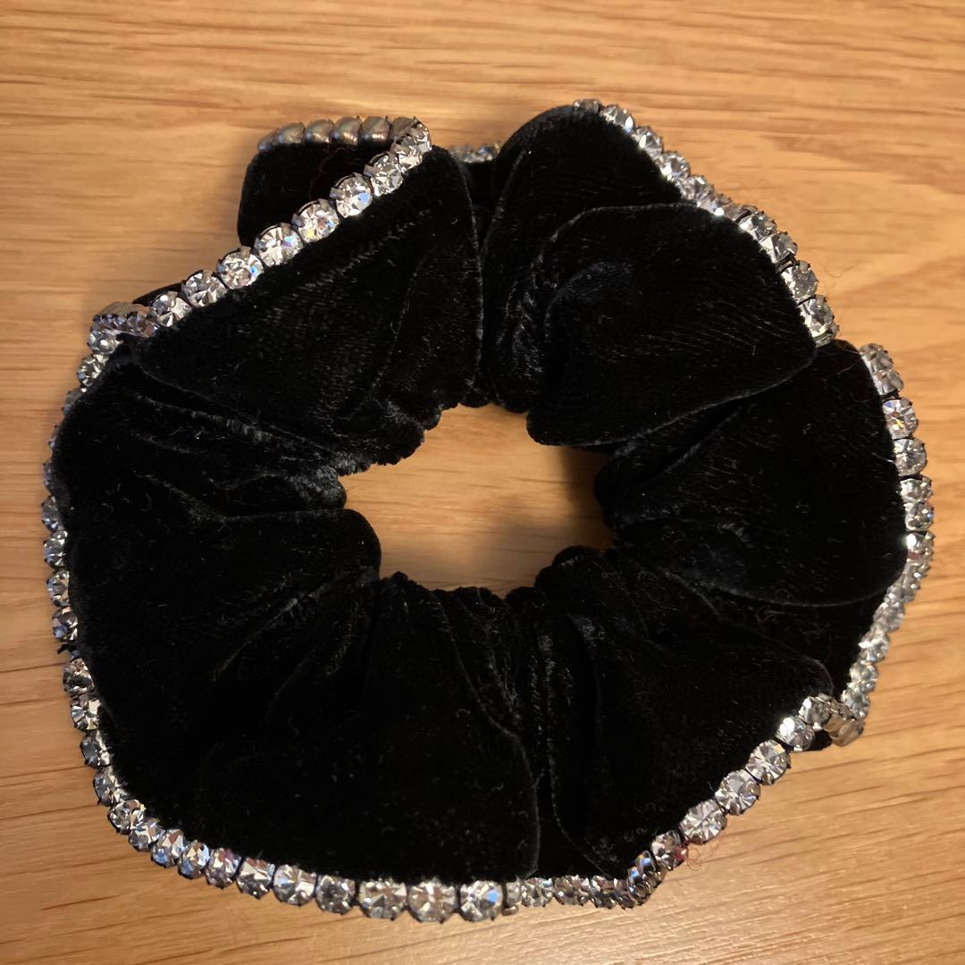 【値下げ】アレクサンドル ドゥ パリ シュシュ　 スワロフスキー