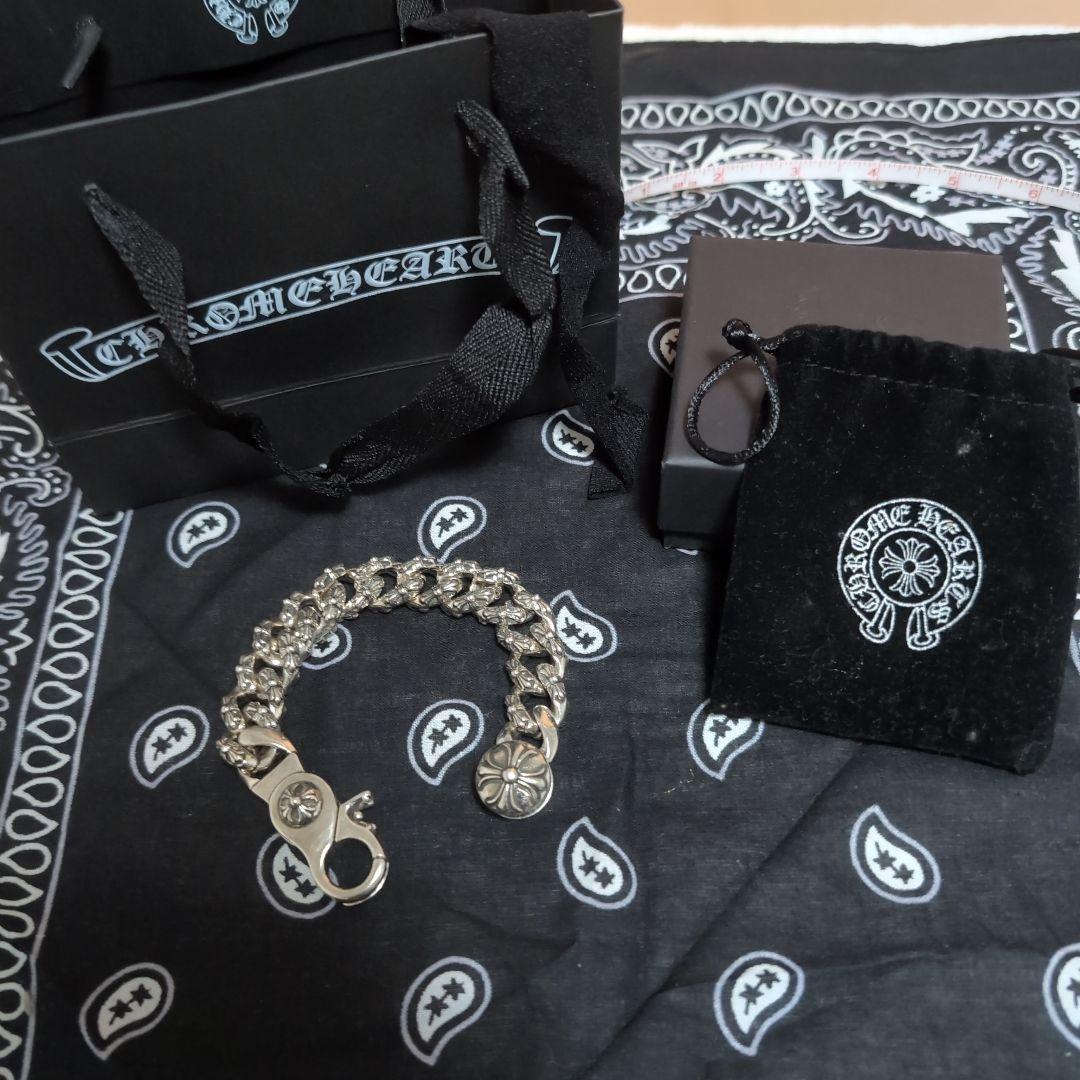 （箱付き.布）クロムハーツ、ブレスレットクロス 925刻印有り