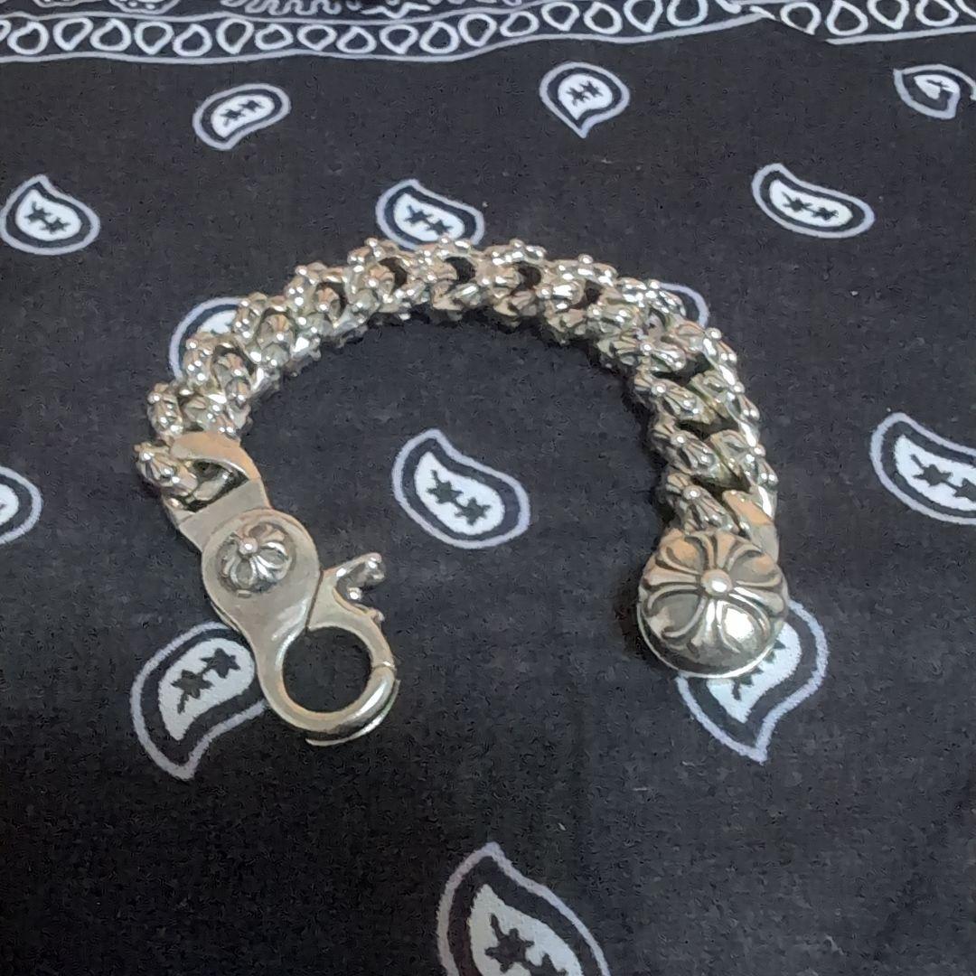 （箱付き.布）クロムハーツ、ブレスレットクロス 925刻印有り