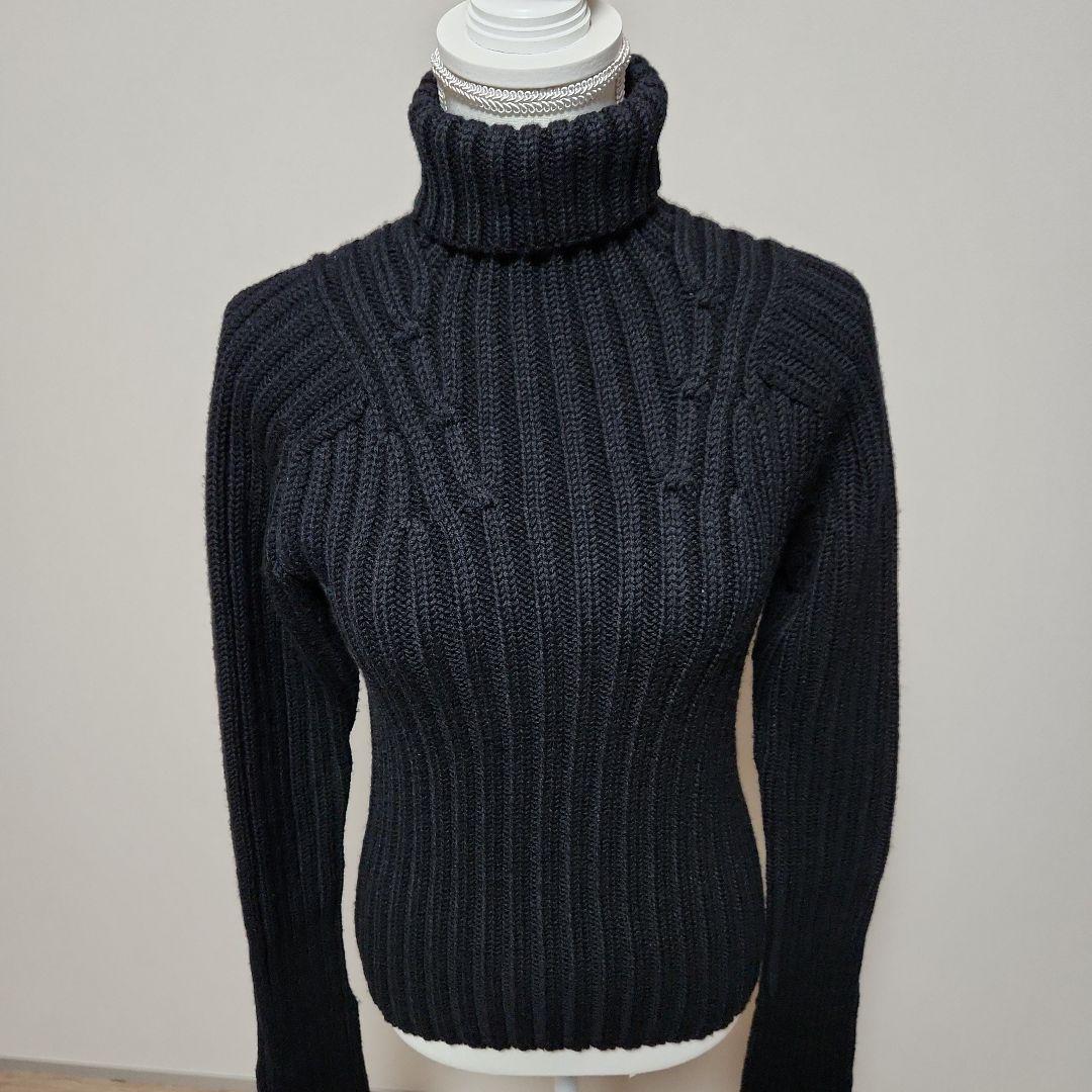 2016 AW　Y's　ワイズ　ヨウジヤマモト　タートルネック ニットセーター