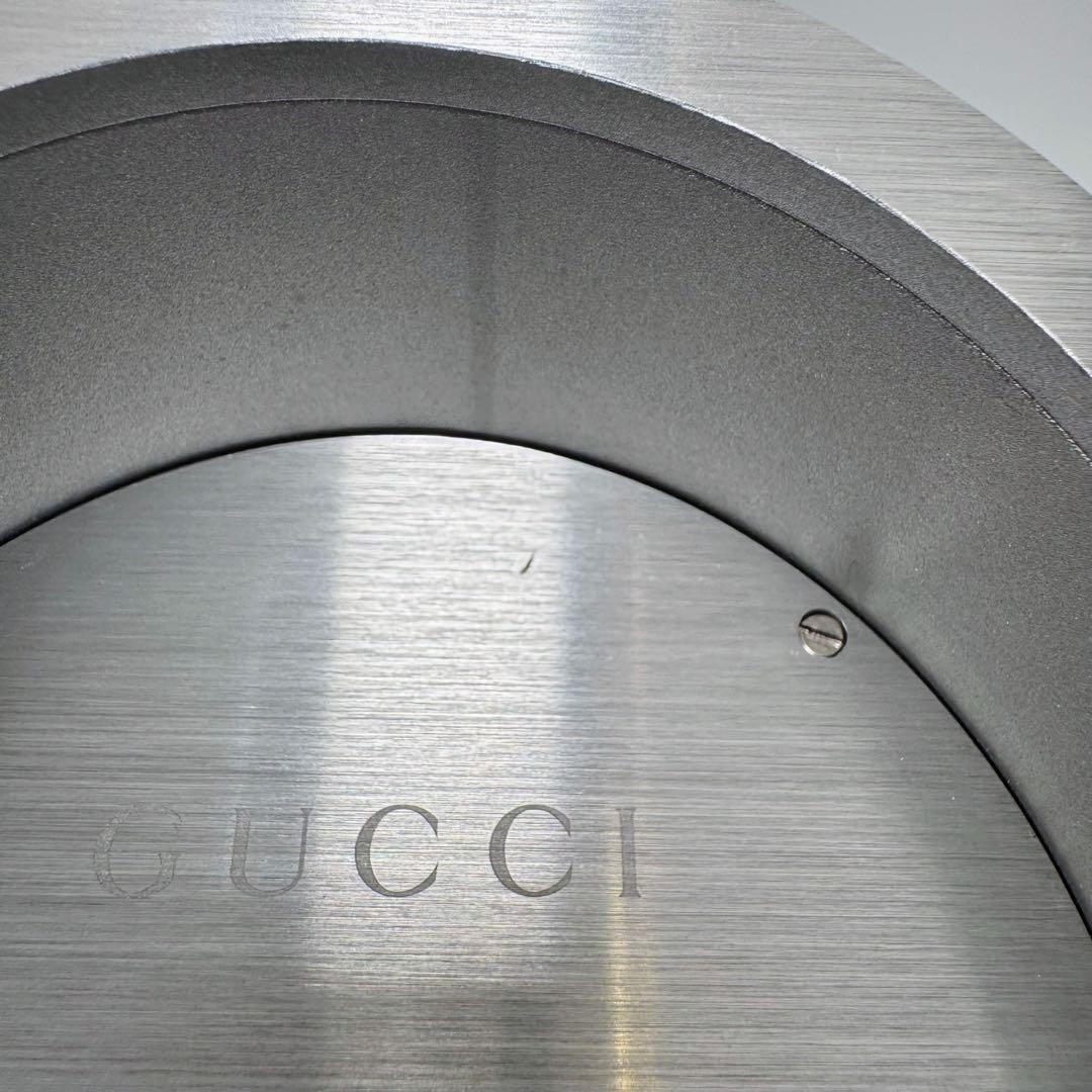 GUCCI グッチ シマ テーブルクロック YC210008 電池交換済み