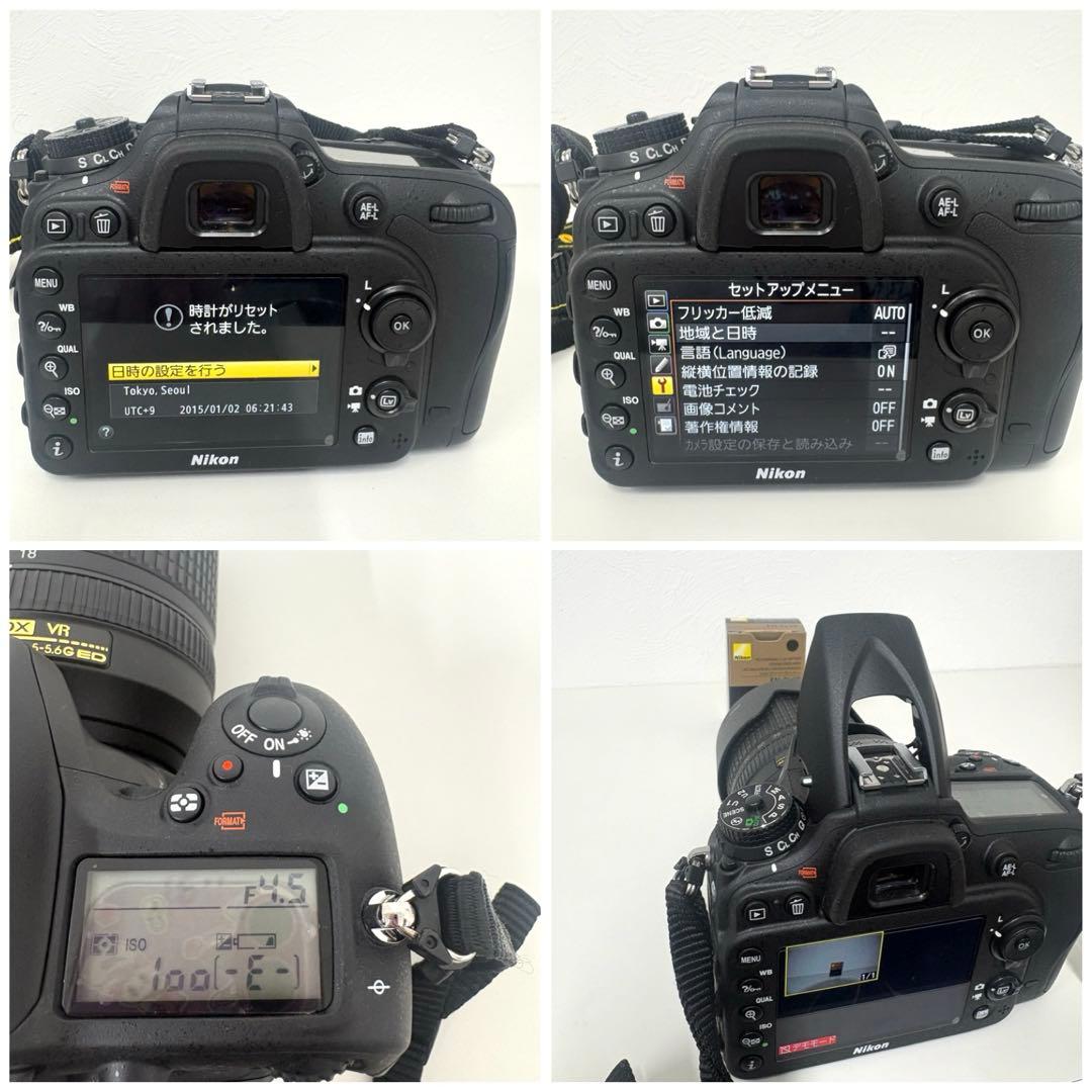 【超美品】NIKON D7200 18-140VRレンズキット カメラバッグ付