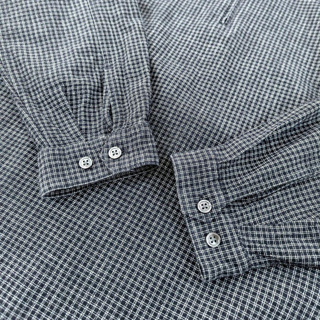 美品★スティーブンアラン　グラフチェック　ジッププルオーバーシャツ　2.2万　M