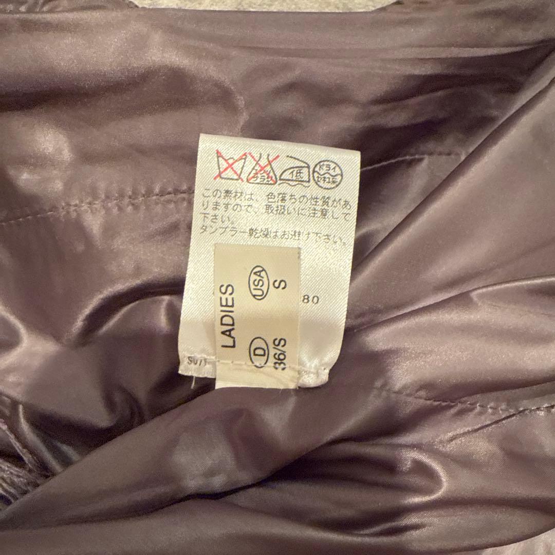 FABIAN FILIPPI グレー フォックスファー付コート