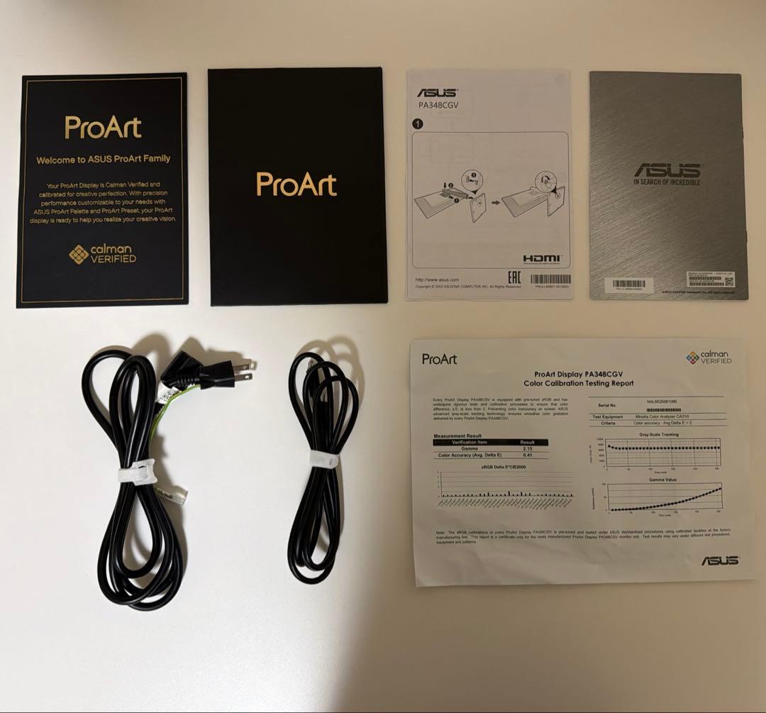 ディスプレイ・モニター本体 ProArt Display PA348CGV