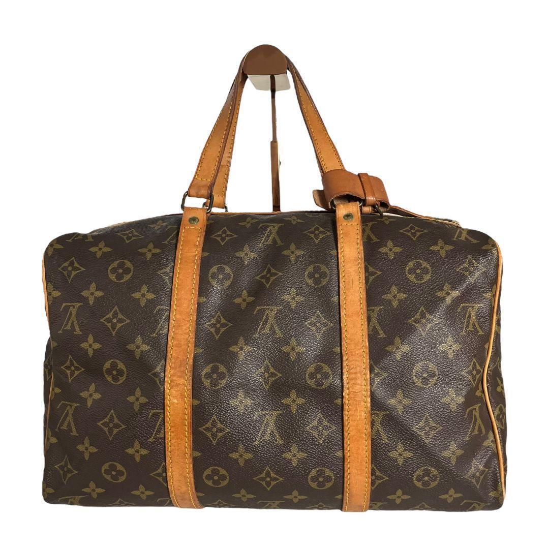 【鑑定済】ルイヴィトン　モノグラム　サックスープル　ボストンバッグ　旅行用バッグ