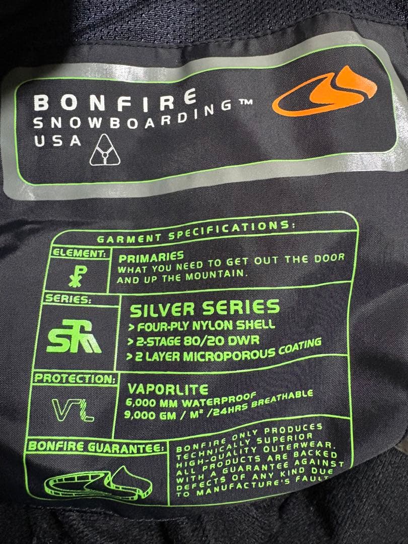 ♦︎良品♦︎BONFIREボンファイア　スノボウェア　スキーウェア　メンズ　XL相当