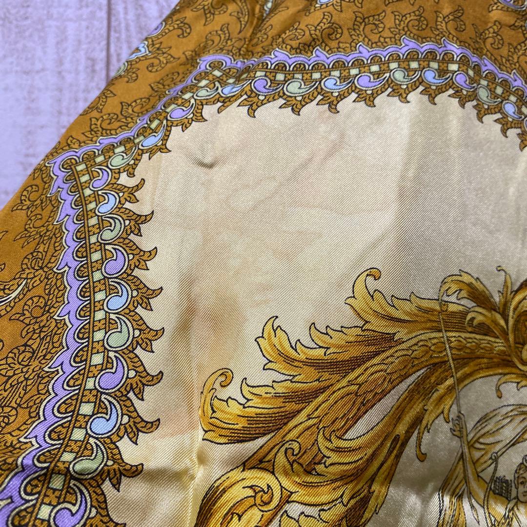 GIANNI VERSACE バロックシャツ シルク100% イタリア製 派手柄