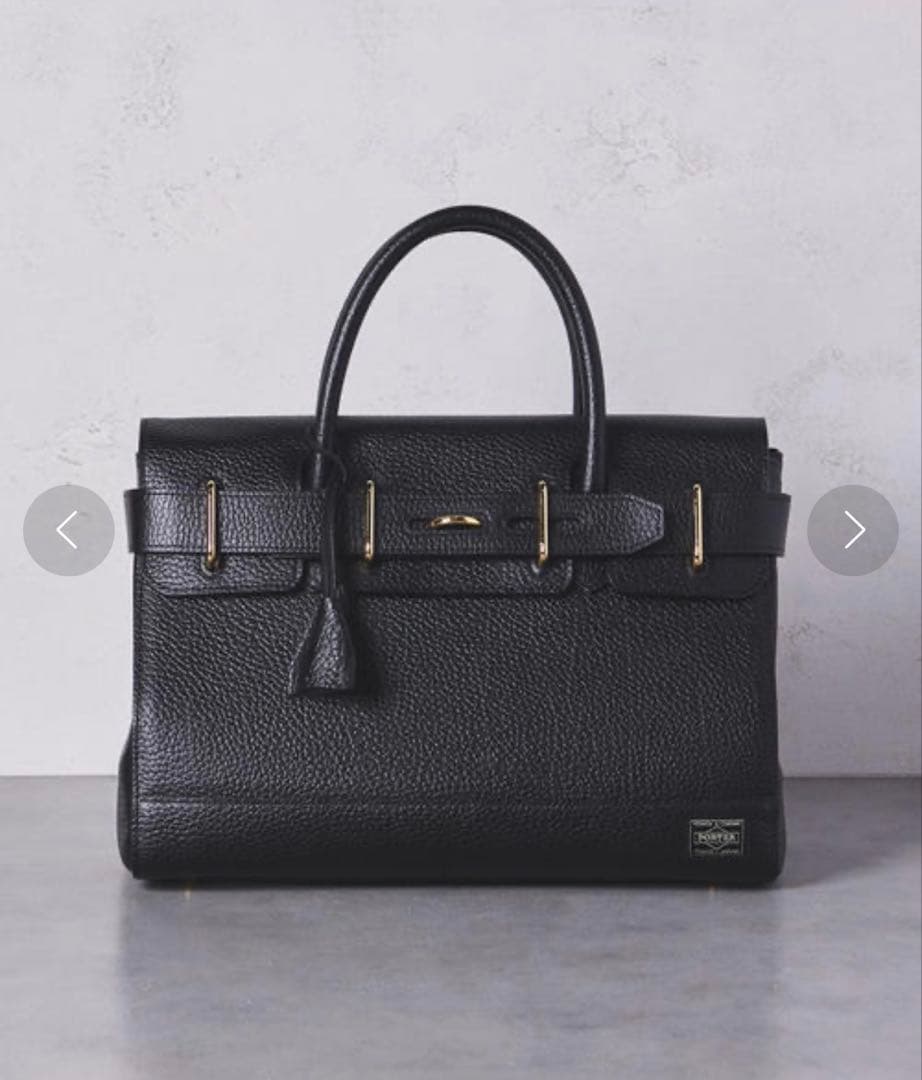 オフィス向き【保存袋有】PORTER × 5525gallery レザー バッグ