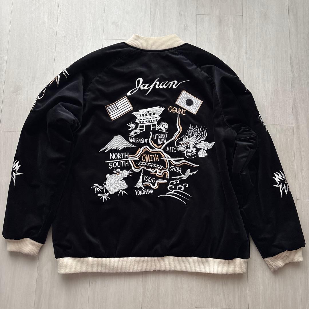 45周年記念限定モデル　HOUSTON ベロア　スカジャン