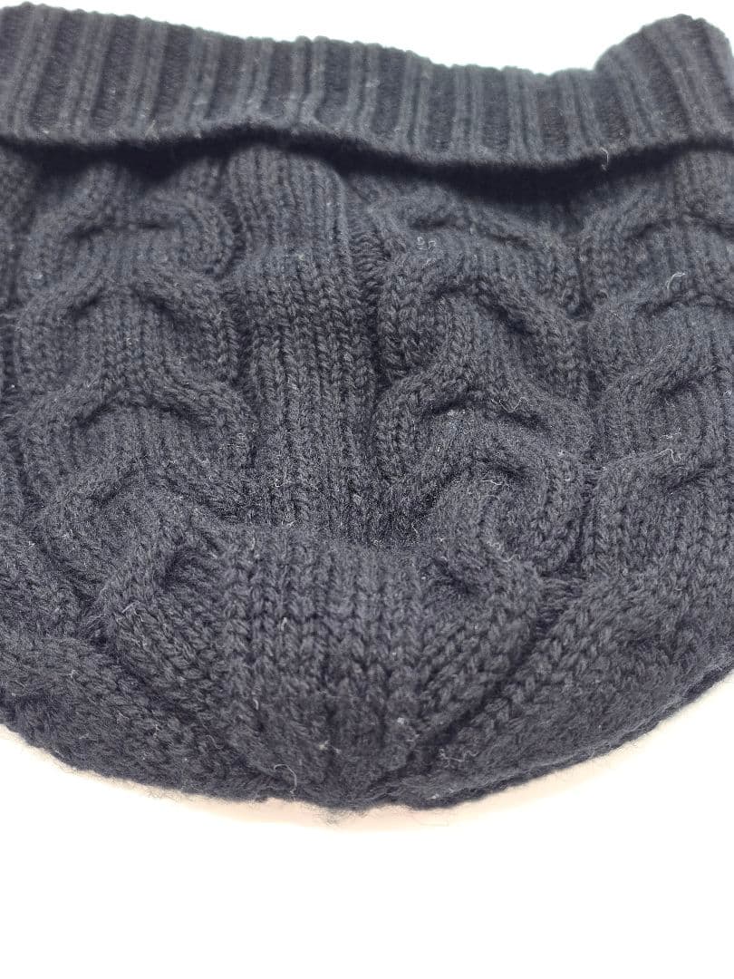 MONCLER　ロゴ　ニット　キッズ　Lサイズ　黒