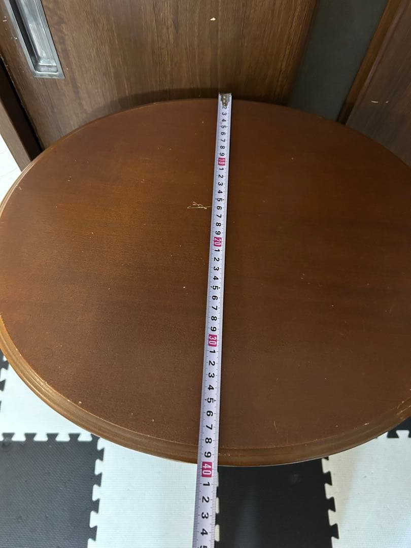 アンティーク　猫脚　キャビネット　電話台