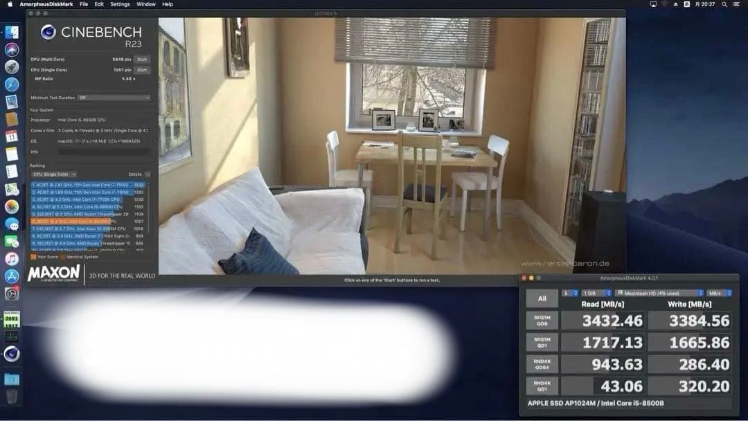 Mac mini 2018 i5 16GB 1TB スペースグレー 美品