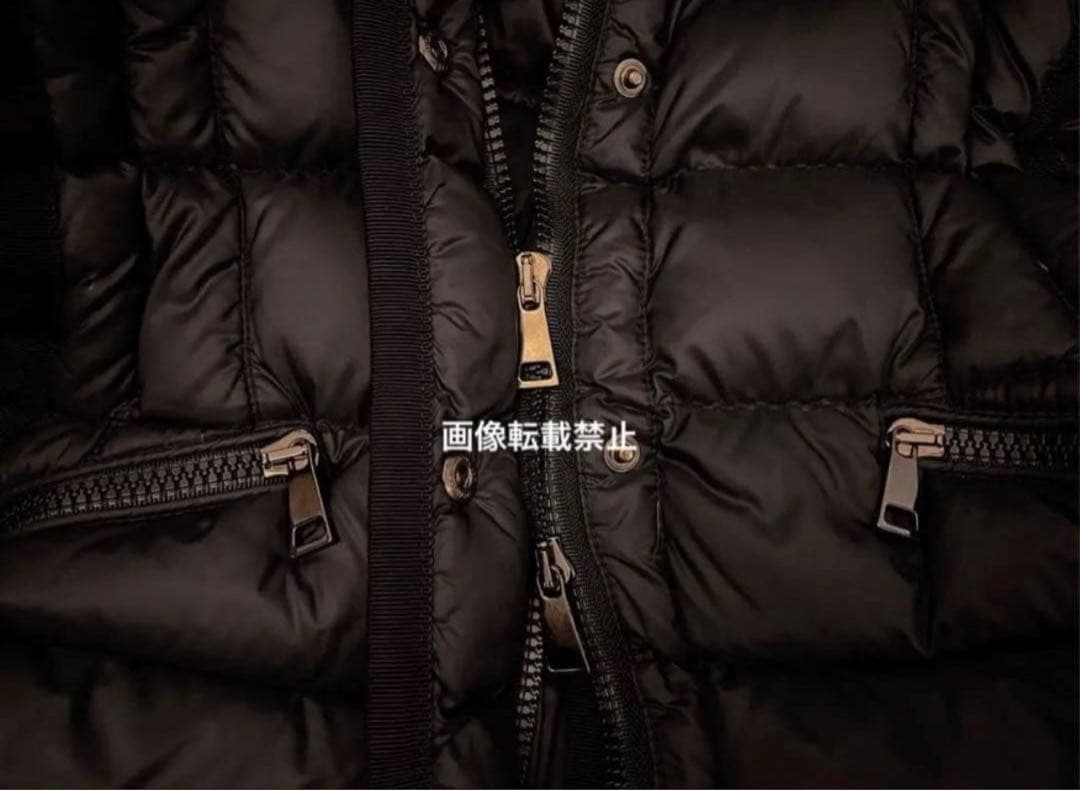 超美品✨MONCLER最新型DISTモンクレールエルミンヌダウンジャケット黒紺0