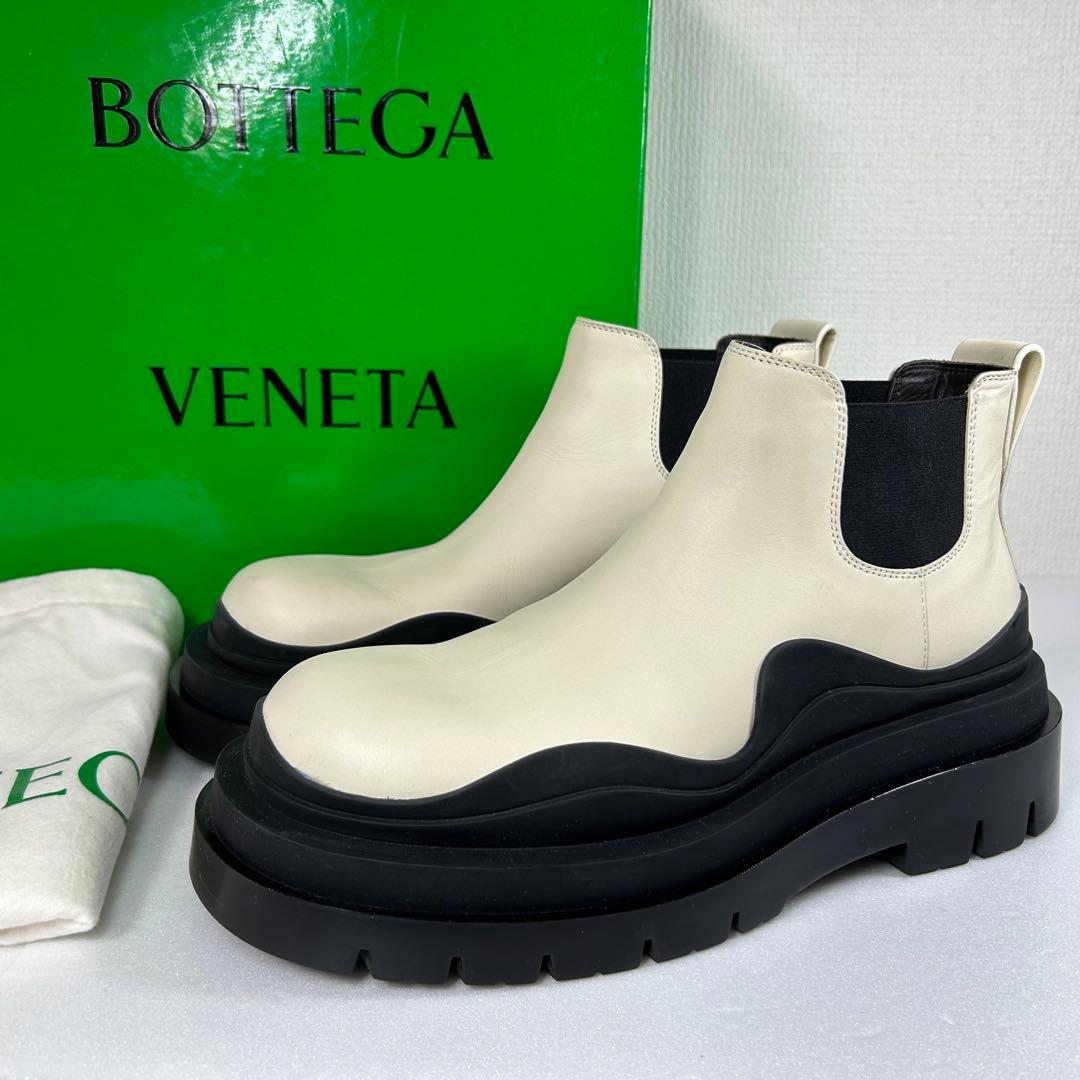 1/31限定価格【箱 保存袋付】BOTTEGA VENETA サイドゴア タイヤ