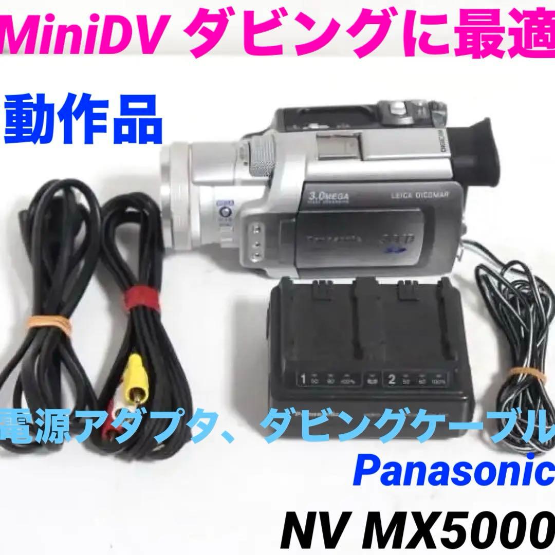 NV MX5000 動作品 Panasonic MiniDVビデオカメラ 127