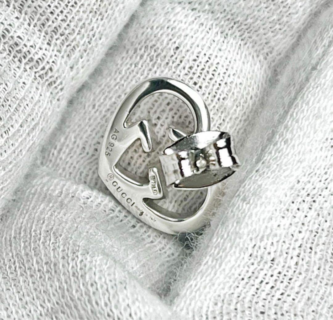 美品　GUCCI ハートインターロッキングピアス　片耳