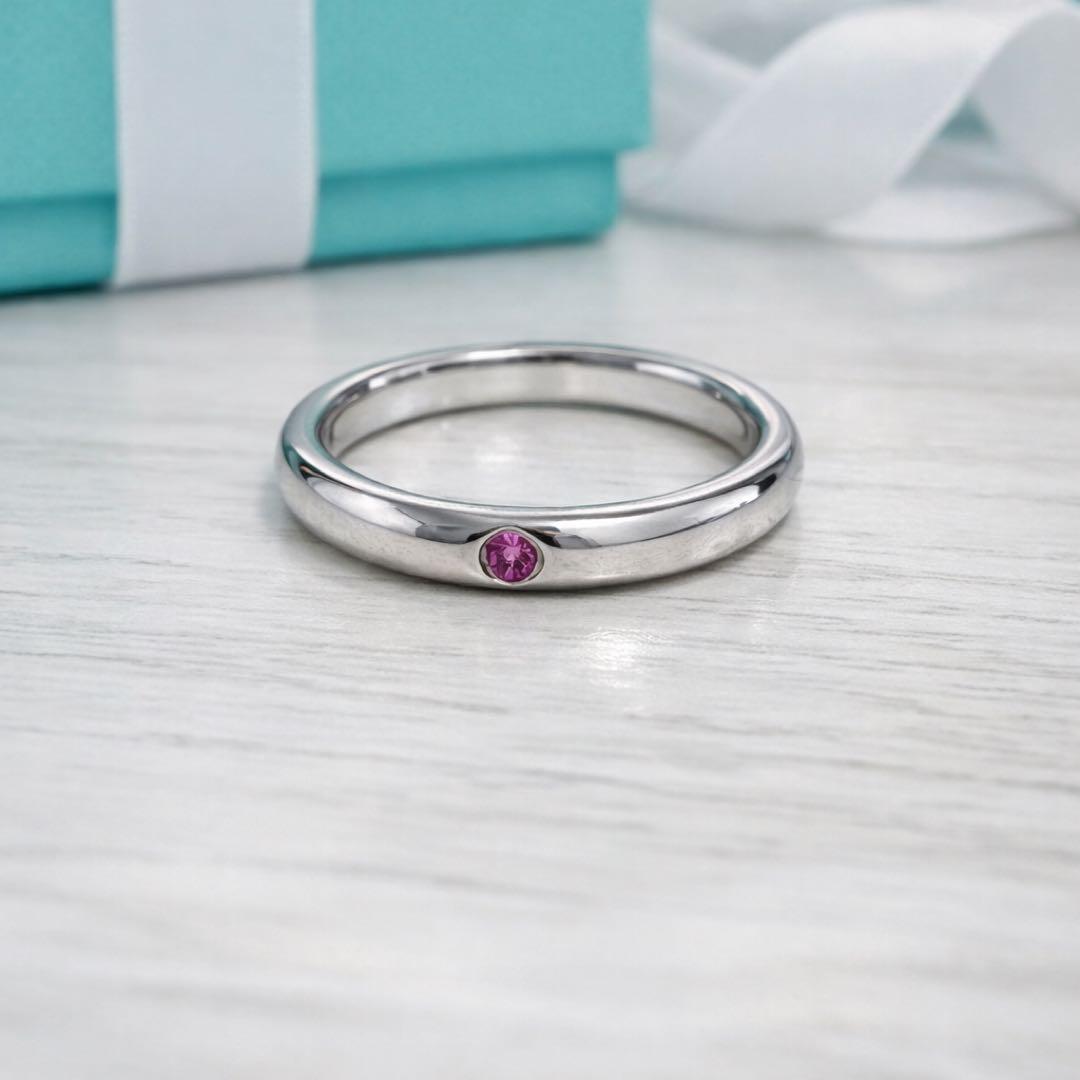 ティファニー スタッキングバンド ペレッティ ルビー リング 9号