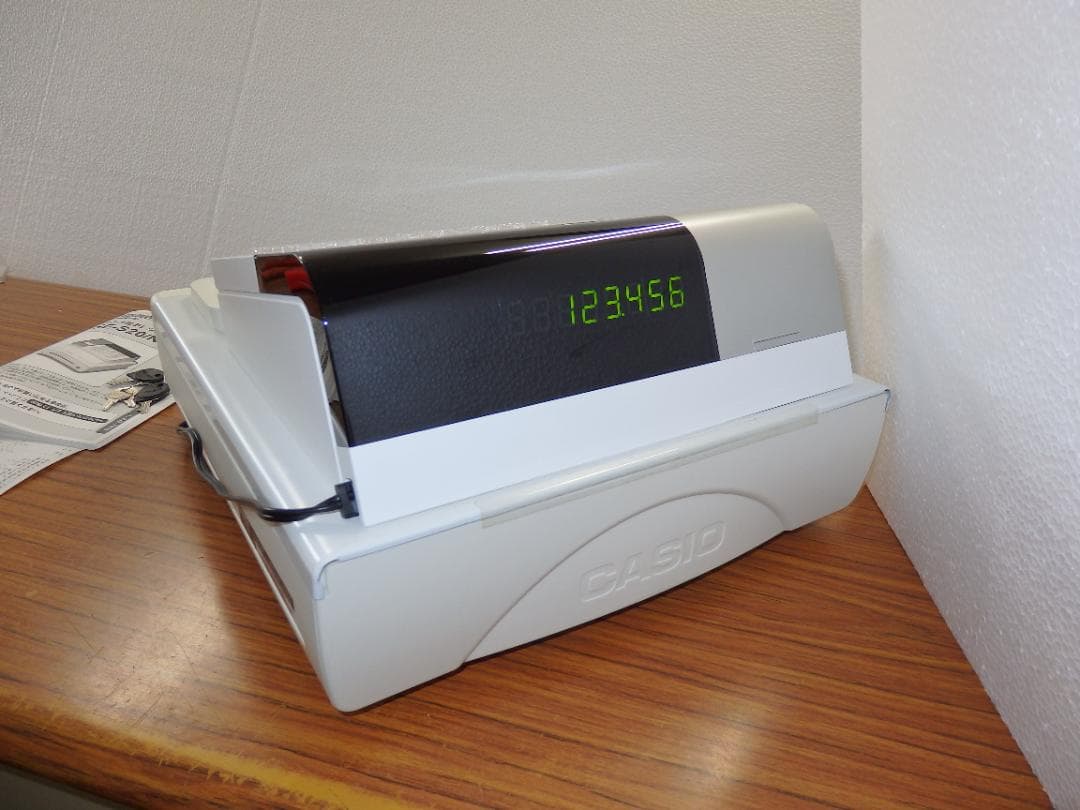 8部門 CASIO SE-S20-WE レジスター　250920