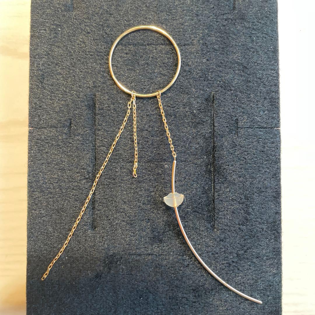 アクセサリー Hirotaka circle chain earring