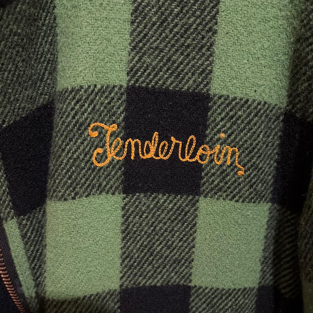 テンダーロインランバージャックジャケット黒✖️緑　L