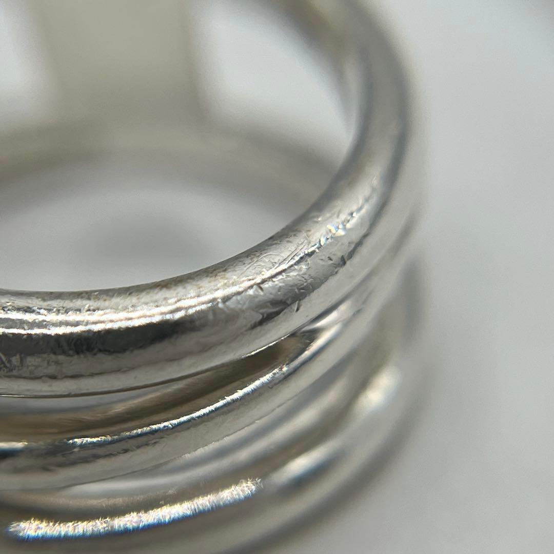 ティファニー TIFFANY ダイアゴナルリング 14号 SV925