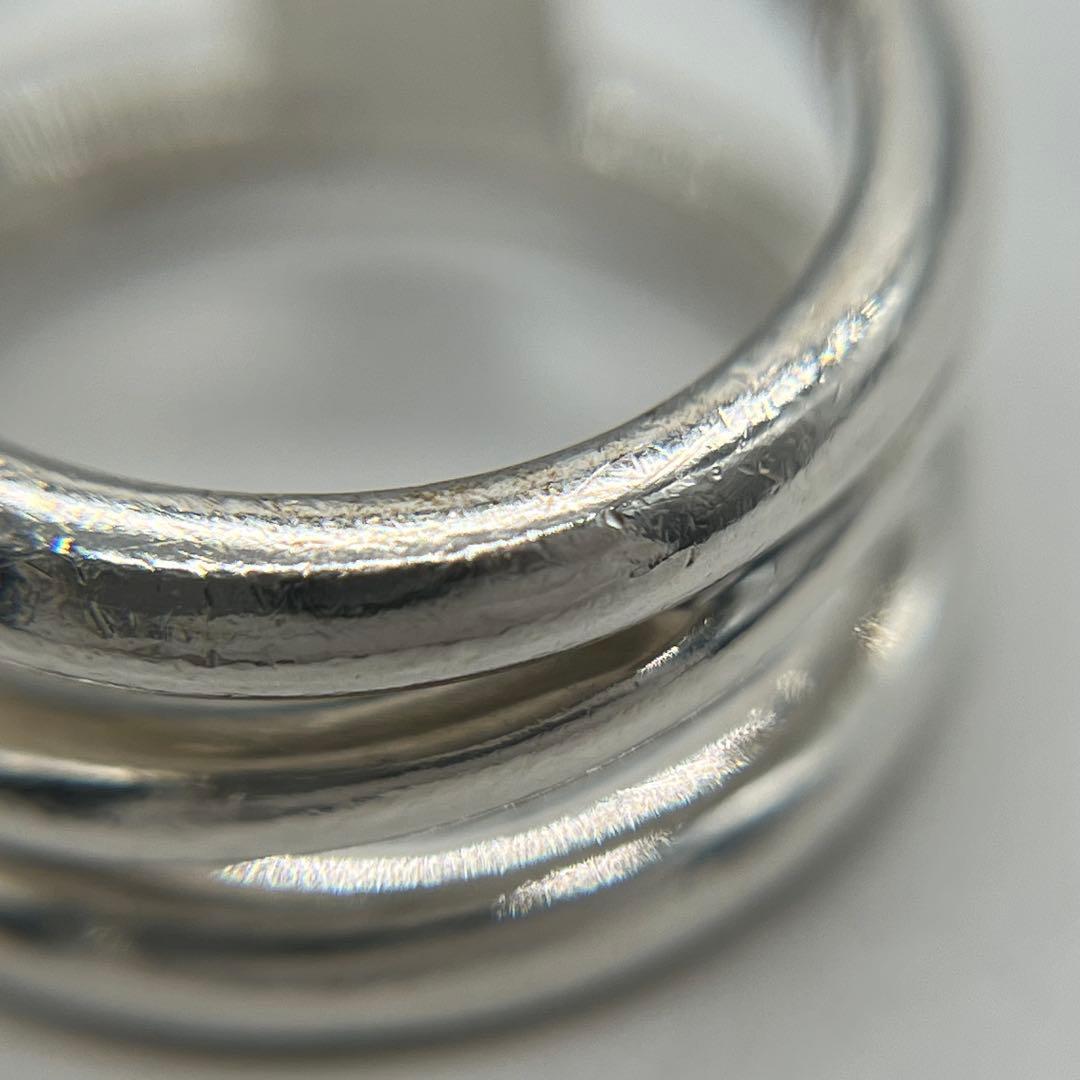 ティファニー TIFFANY ダイアゴナルリング 14号 SV925