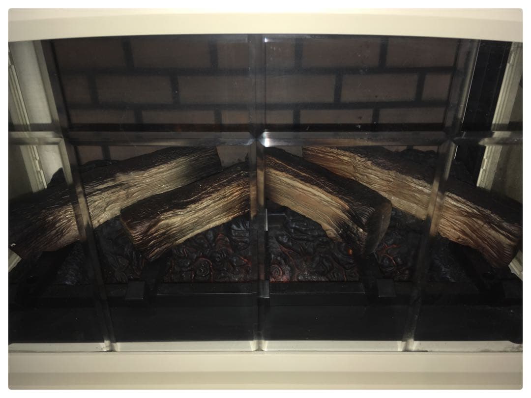 QVCジャパン 暖炉型電気温風機 す暖炉型ヒーター DFI-5010-04