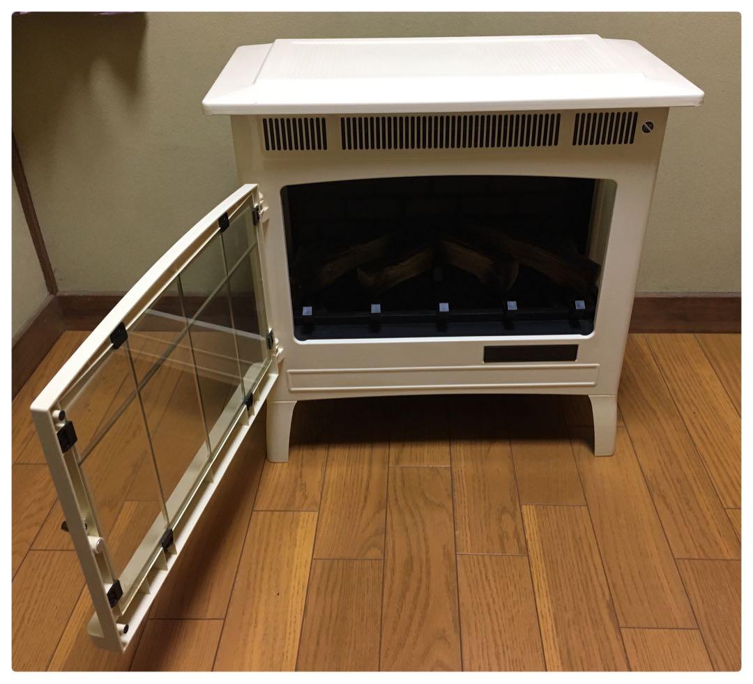 QVCジャパン 暖炉型電気温風機 す暖炉型ヒーター DFI-5010-04