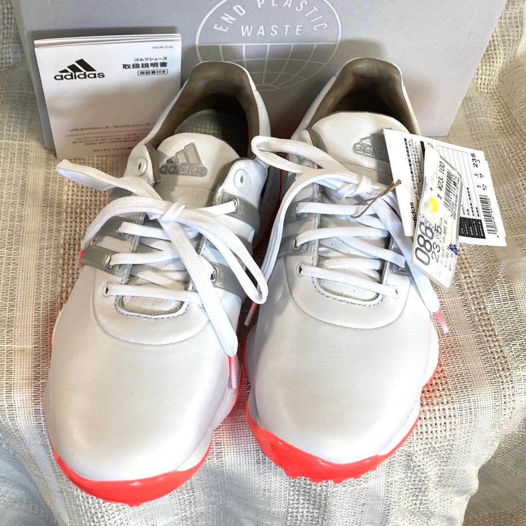 未使用adidas ゴルフシューズ 23.5cm