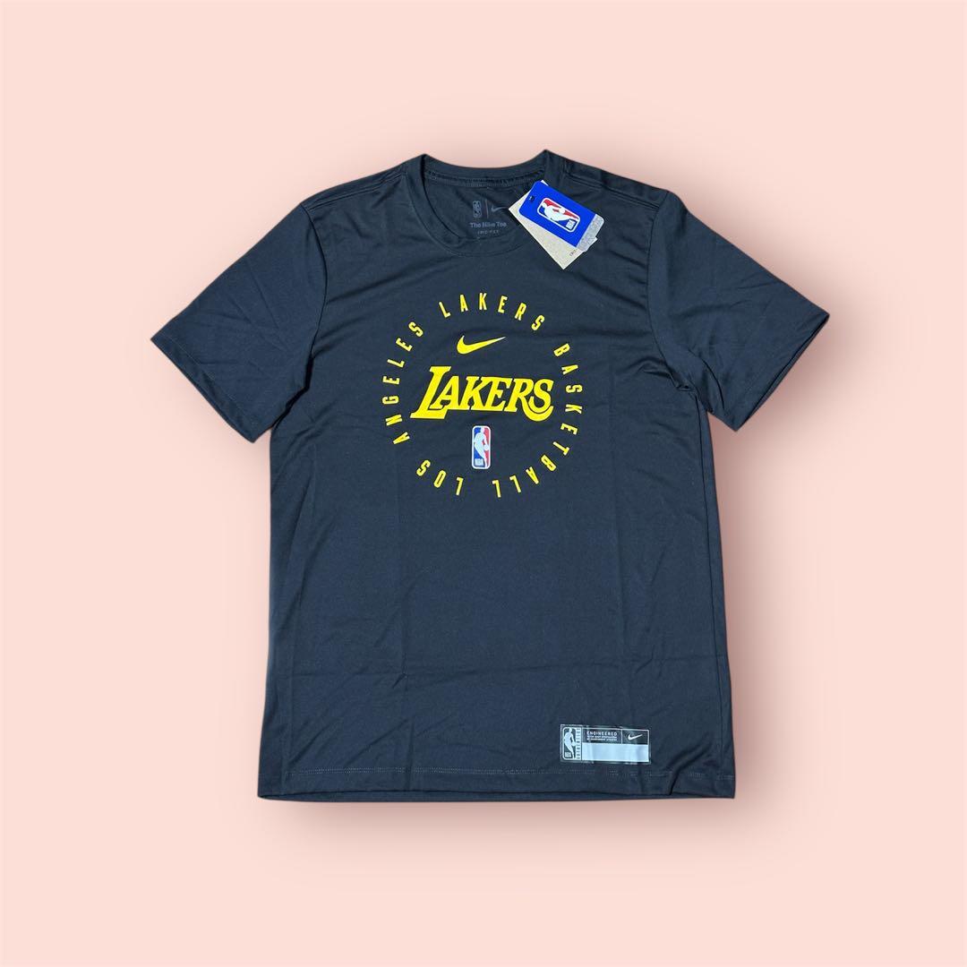 ナイキレイカーズNBA25シーズン選手支給品プラクティスTシャツMサイズ